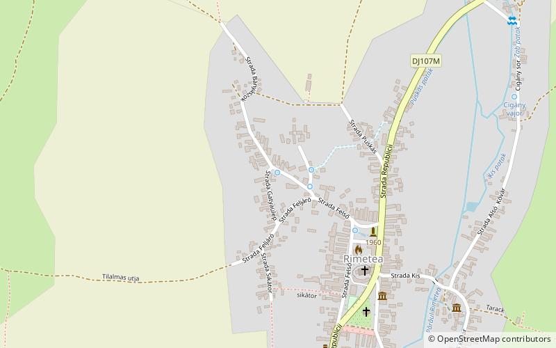 felso utcai vajor rimetea location map