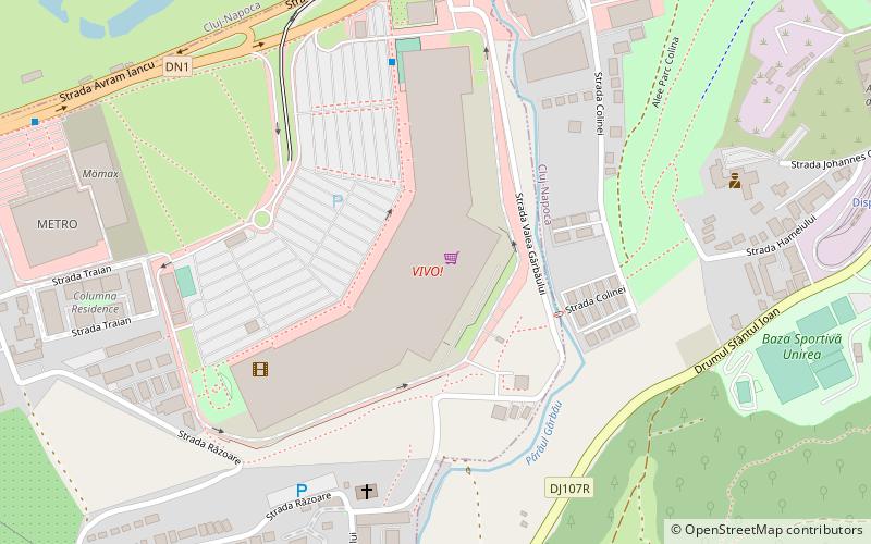 polus center cluj napoca location map