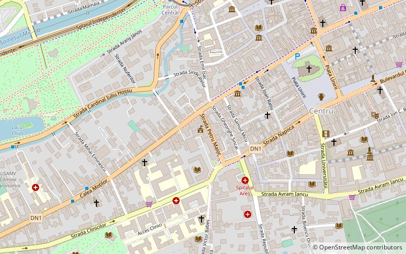 Cluj-Napoca City Hall location map