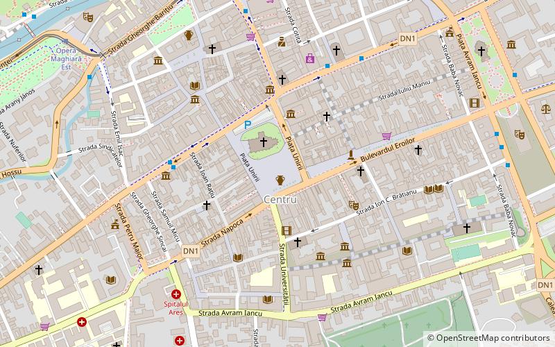Unirii Square location map