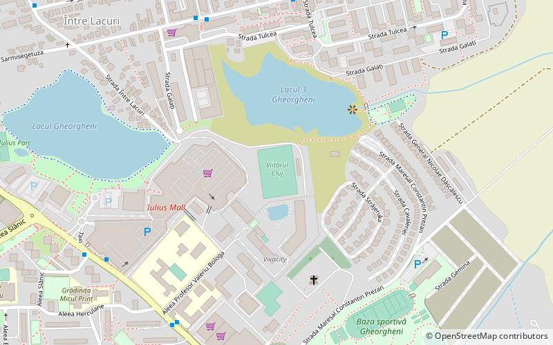 Stadionul CUG location map