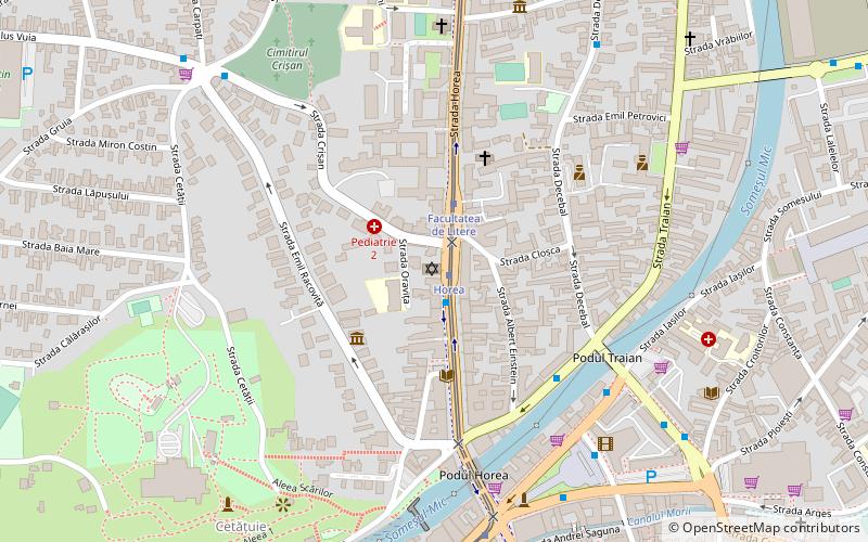 Cluj-Napoca Neolog Synagogue location map