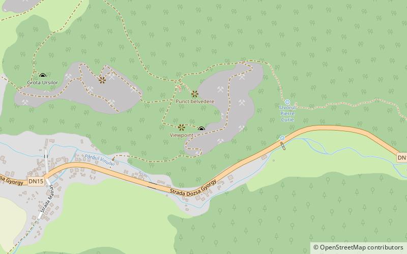 pestera de gheata borsec location map