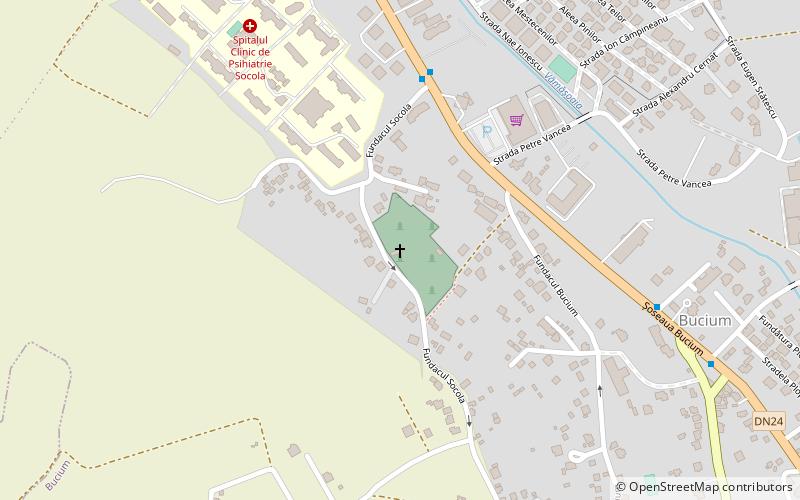 Socola Mică Church location map