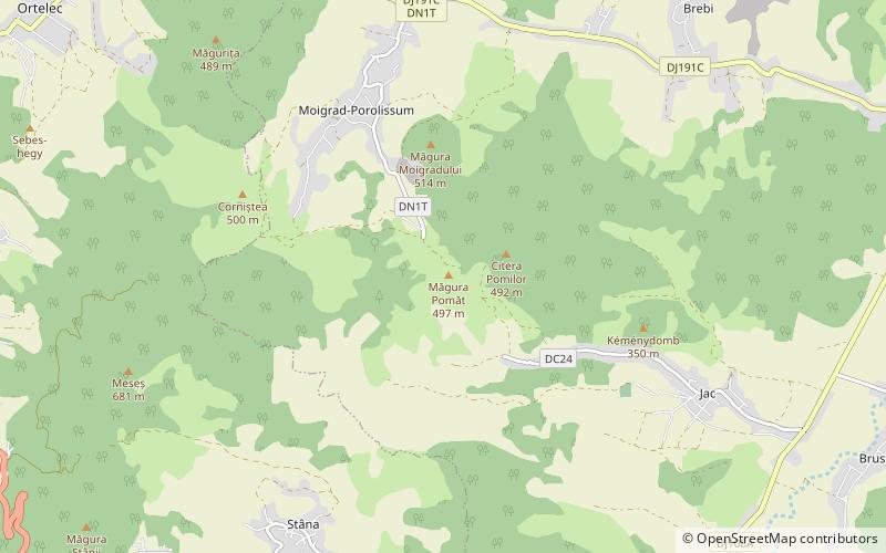 Porolissum location map
