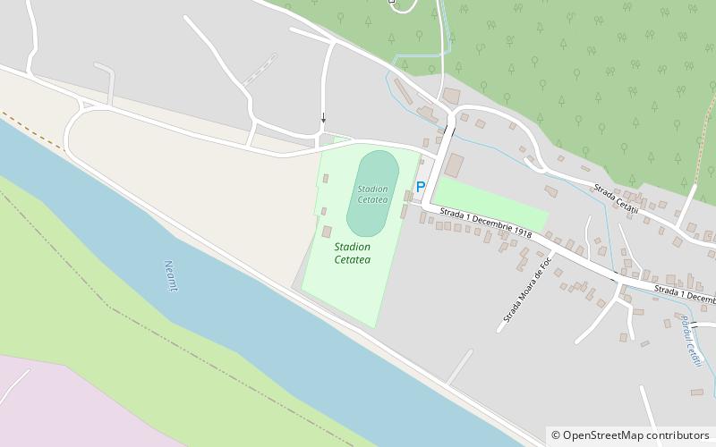 stadionul cetatea targu neamt location map