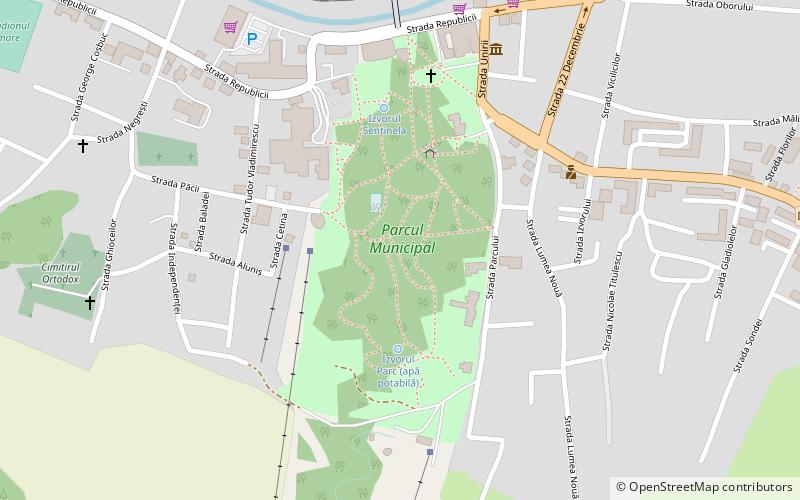 parcul municipal vatra dornei location map