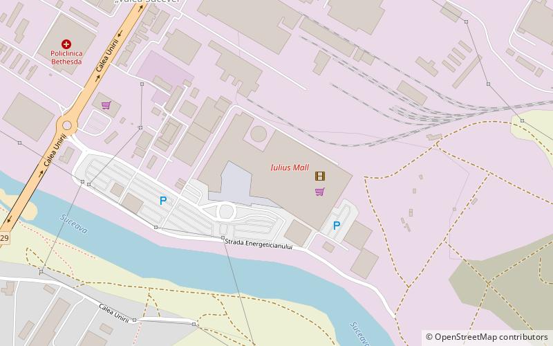 iulius mall suceava location map