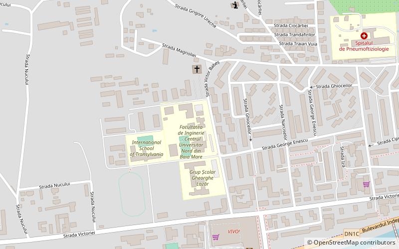 northern university baia mare location map