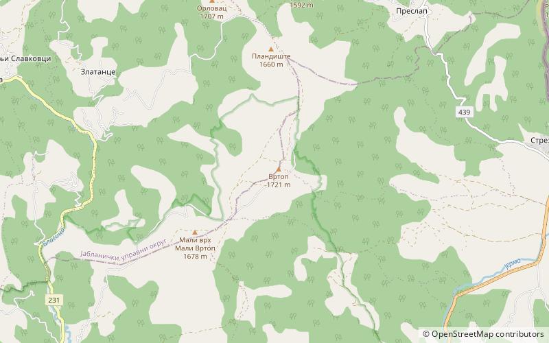 gramada location map