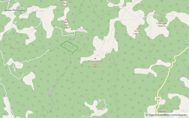 Ostrozub location map