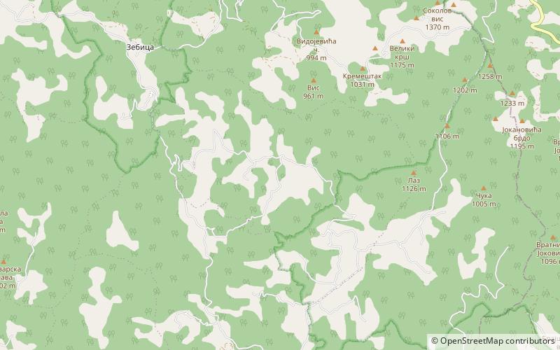 Ivan kula à Zagrađe location map