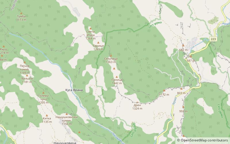 Vlaška planina location map