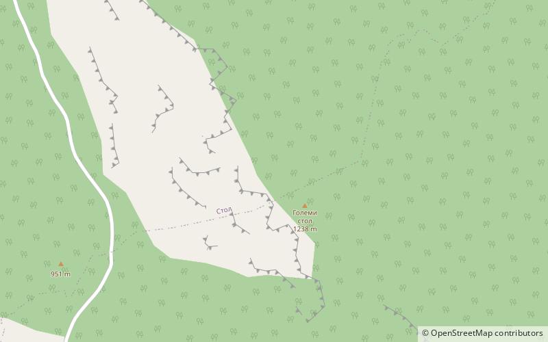 golemi stol location map