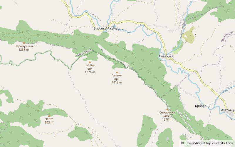 Vidlič location map
