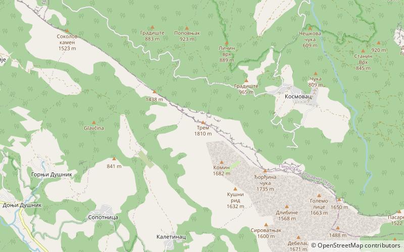 Suva Planina location map