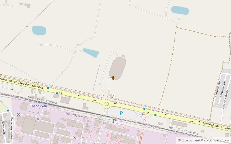 Medijana location map