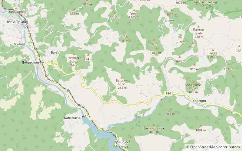 banjsko brdo location map