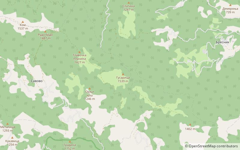 Čemerno location map