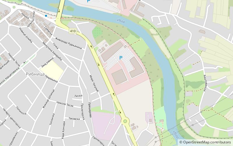 Kraljevo Sports Hall location map
