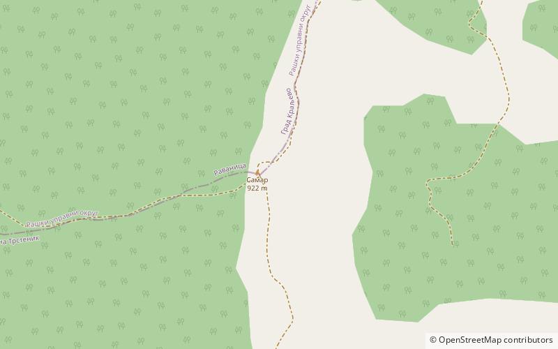 Gledić location map