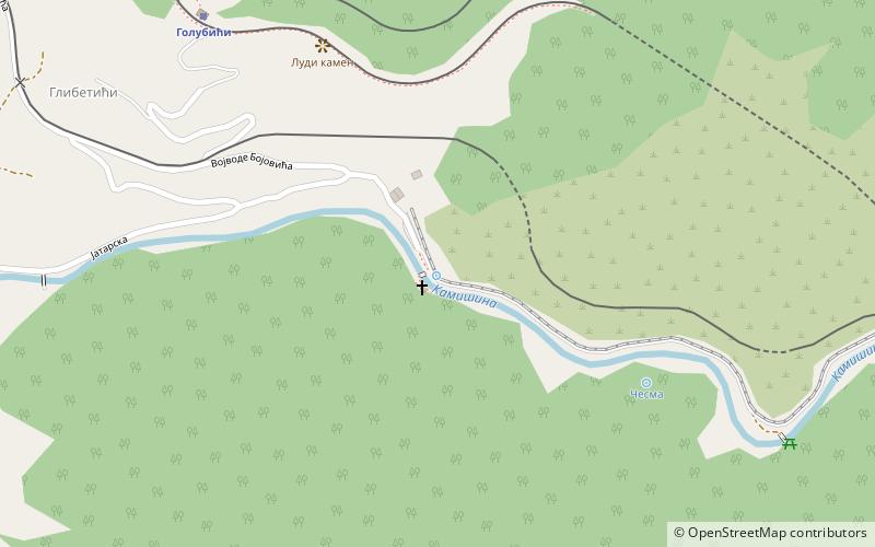 bela voda obedska bara location map