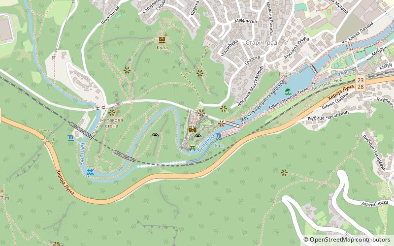 Forteresse d'Užice location map