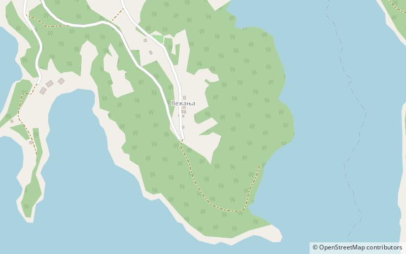 Zaovine Lake location map