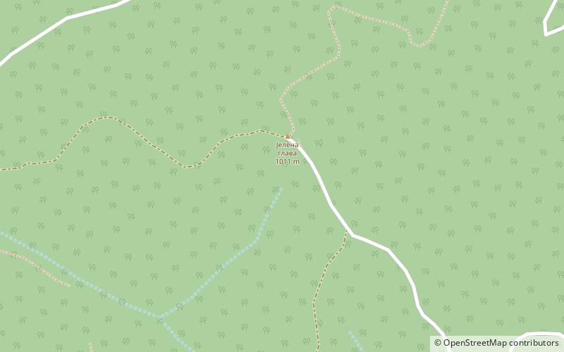 Jelova gora location map