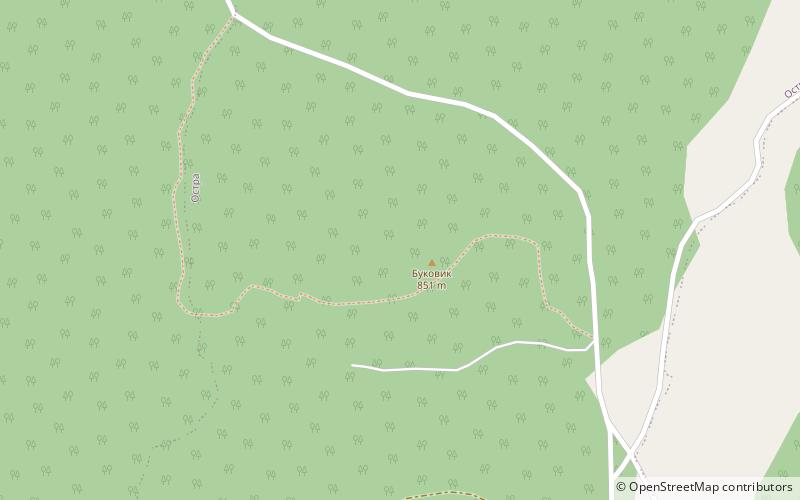 bukovik location map