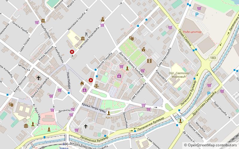 robna kuca beograd kragujevac location map