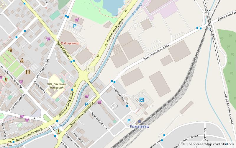 museum stara livnica kragujevac location map
