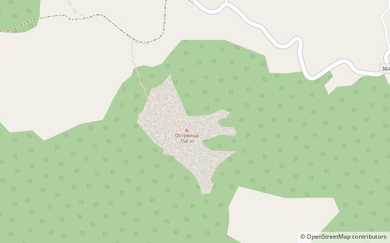 Forteresse d'Ostrvica location map