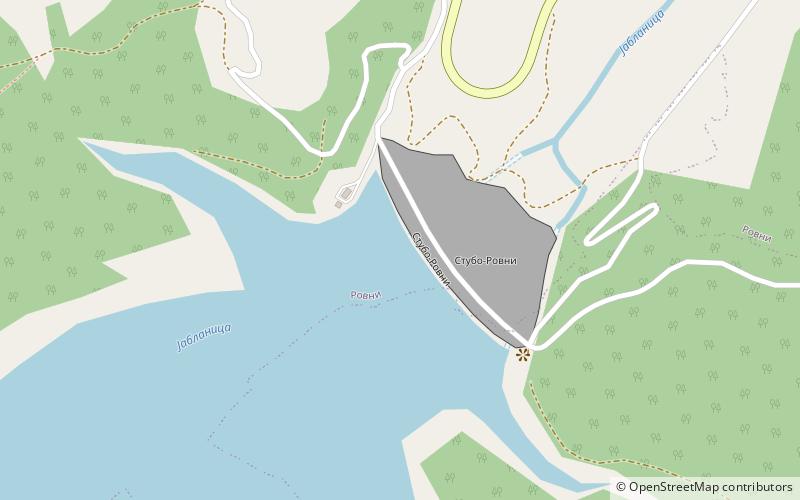 Rovni Lake location map