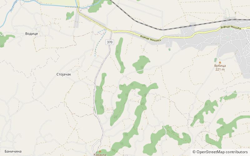 Monasterio Koporin location map