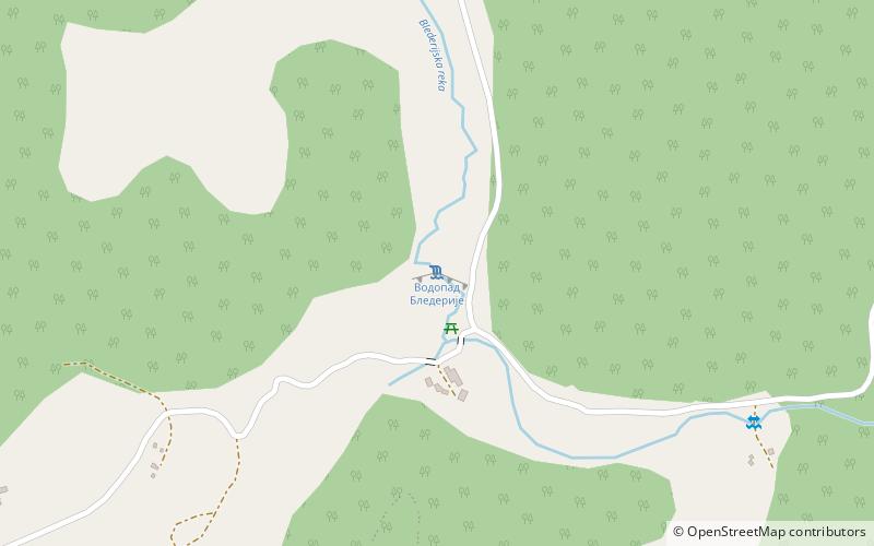 Blederija location map