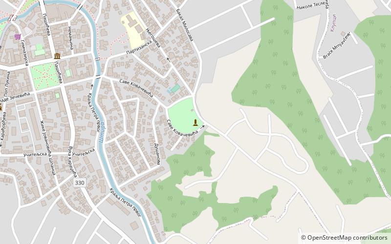 stepa stepanovic loznica location map