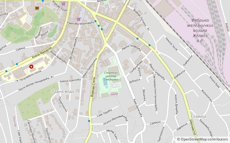 smederevo hall location map