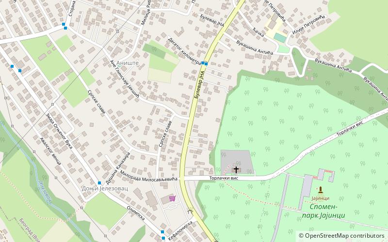 jajinci belgrade location map