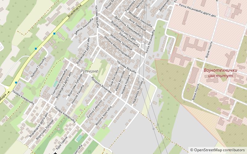 rupcine belgrade location map