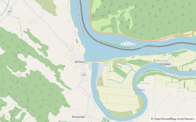 Srebrno jezero location map