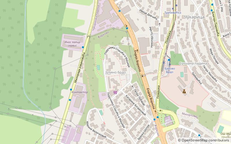 julino brdo belgrad location map