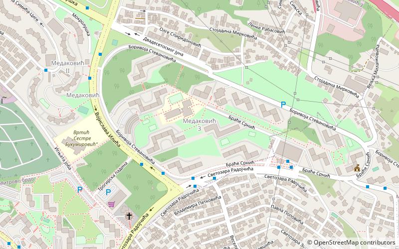 medakovic belgrad location map