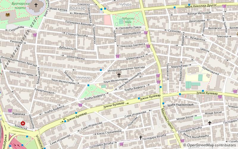 katedra najswietszej maryi panny belgrad location map