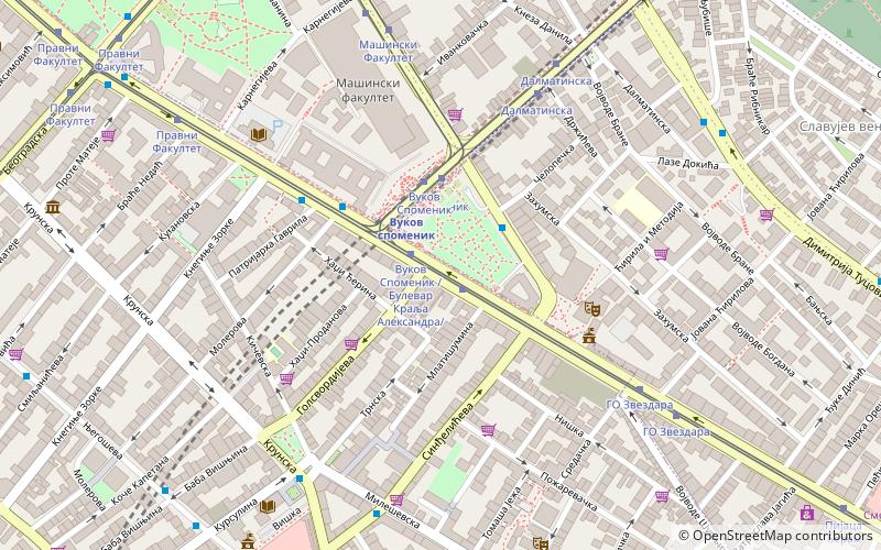 Bulevar kralja Aleksandra location map