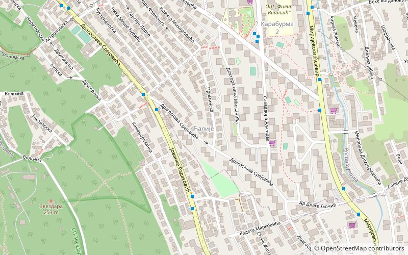 calije belgrade location map