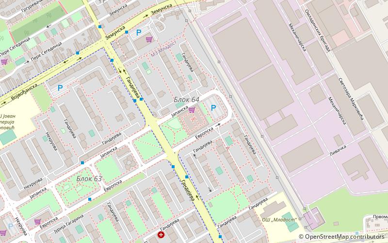 immo outlet center belgrade location map
