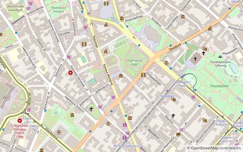 Ivo Andric Museum location map