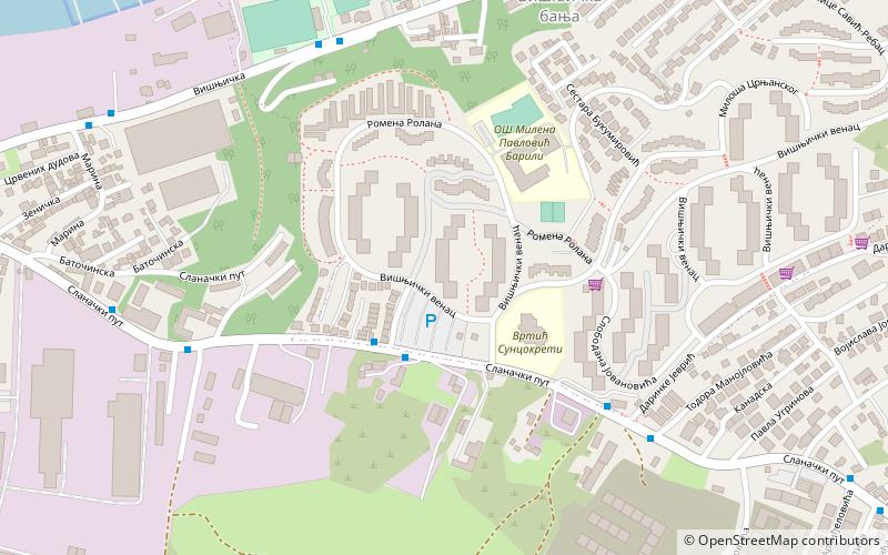 rospi cuprija belgrad location map