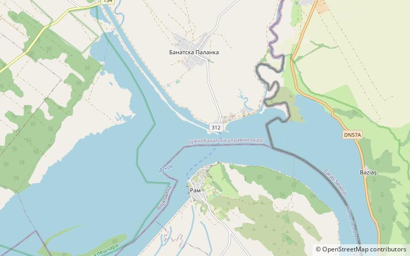 Danube–Tisa–Danube Canal location map